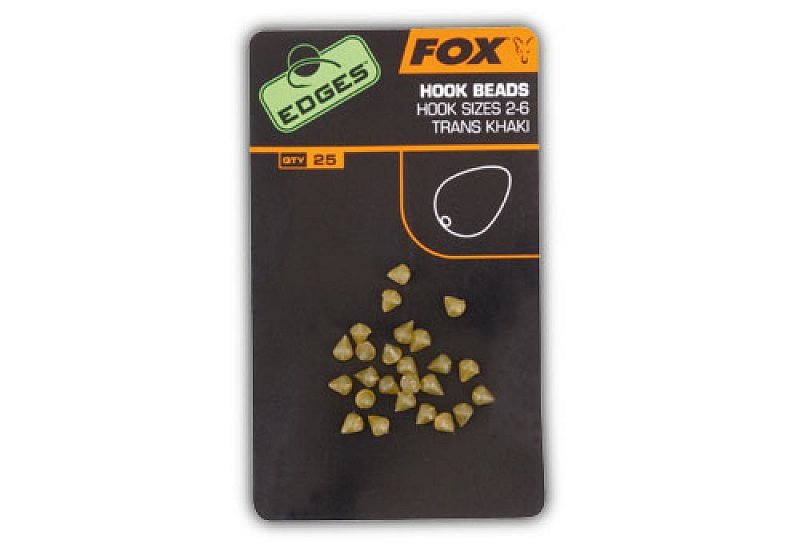 Fox Zarážky EDGES Hook Beads KHAKI