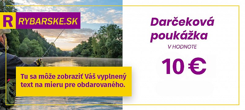 Rybarske Darčekový poukaz 10€