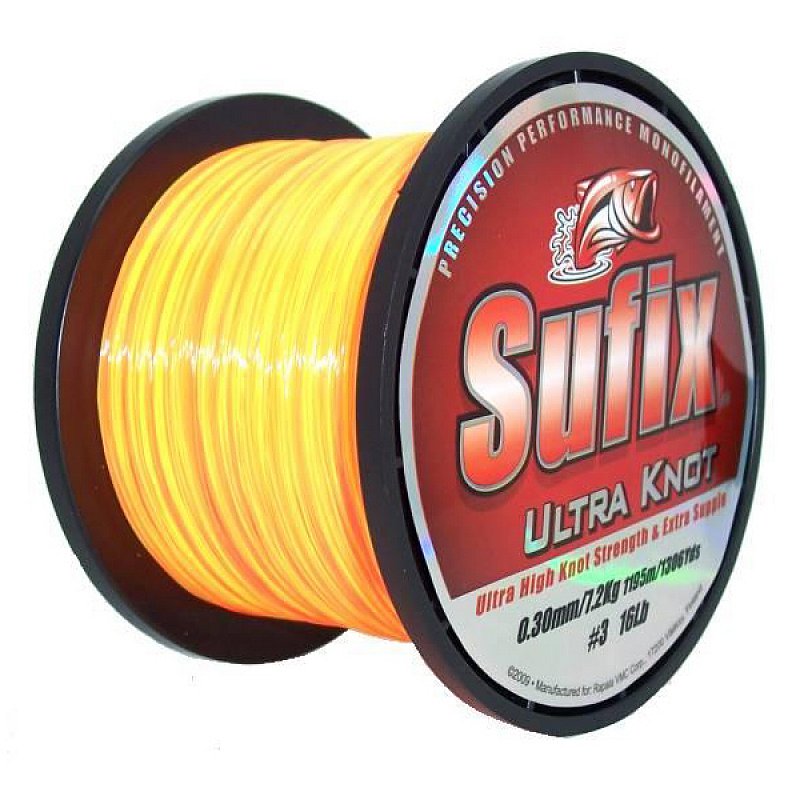 Vlasec Sufix Ultra Knot Oranžová/Žltá 0,35mm 9,4kg