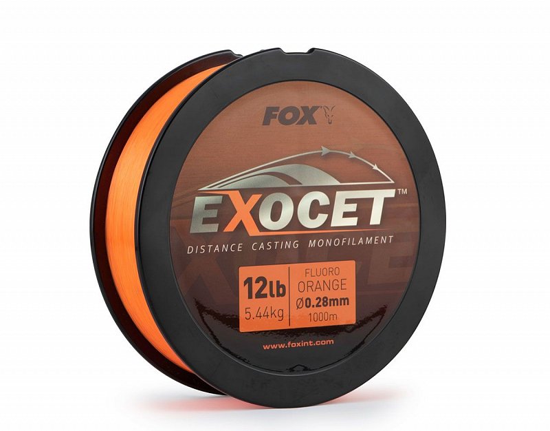 Fox Vlasec Exocet Fluoro Orange Mono 1000m