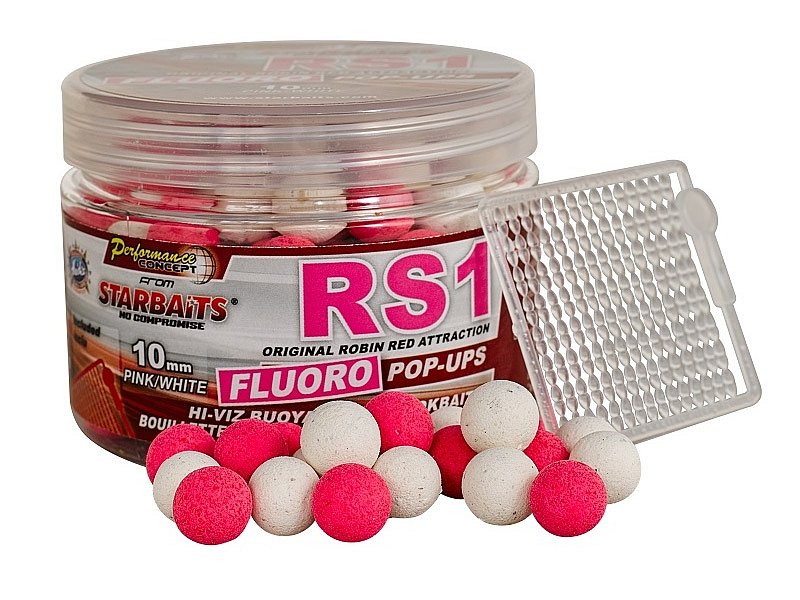 Starbaits PopUp Boilies Fluoro RS1 14mm 80g
