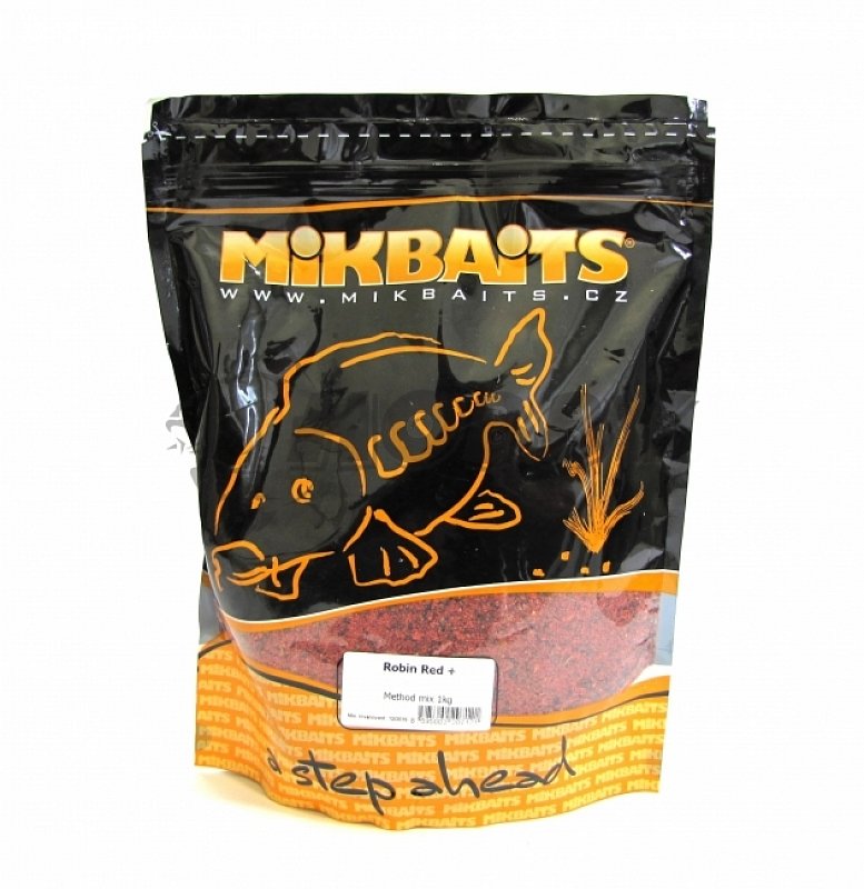 Mikbaits Method mix Robin Red+ 1kg