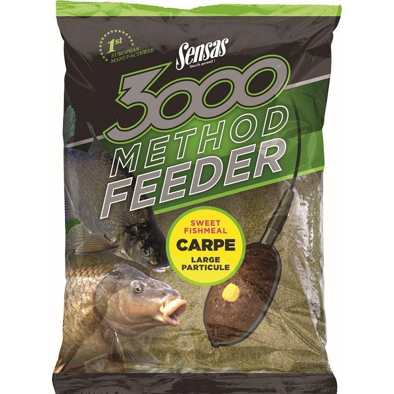 SENSAS 3000 Method feeder Carpe 1kg Sweet fishmeal