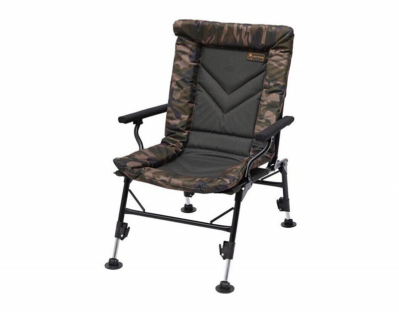 Prologic Kreslo Avenger Comfort Camo Chair W/Armrests and Covers 140kg