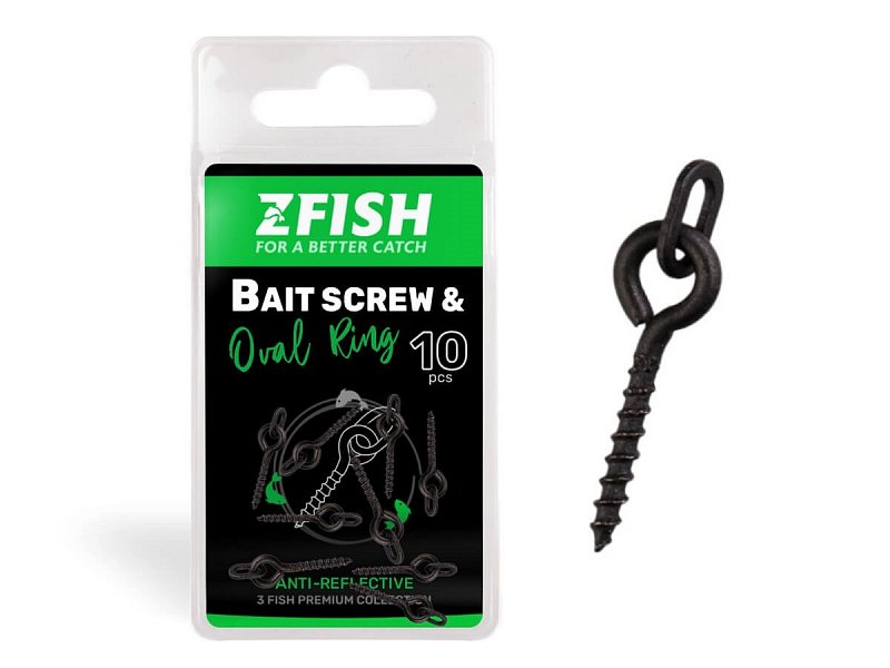 Zfish Skrutka na Uchytenie Pop Up Bait Screw and Owal Ring