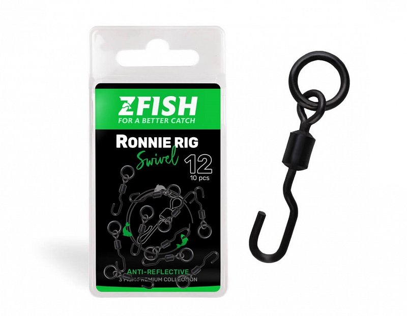 Zfish Obratlík Ronnie Rig Swivel Matt veľ.12